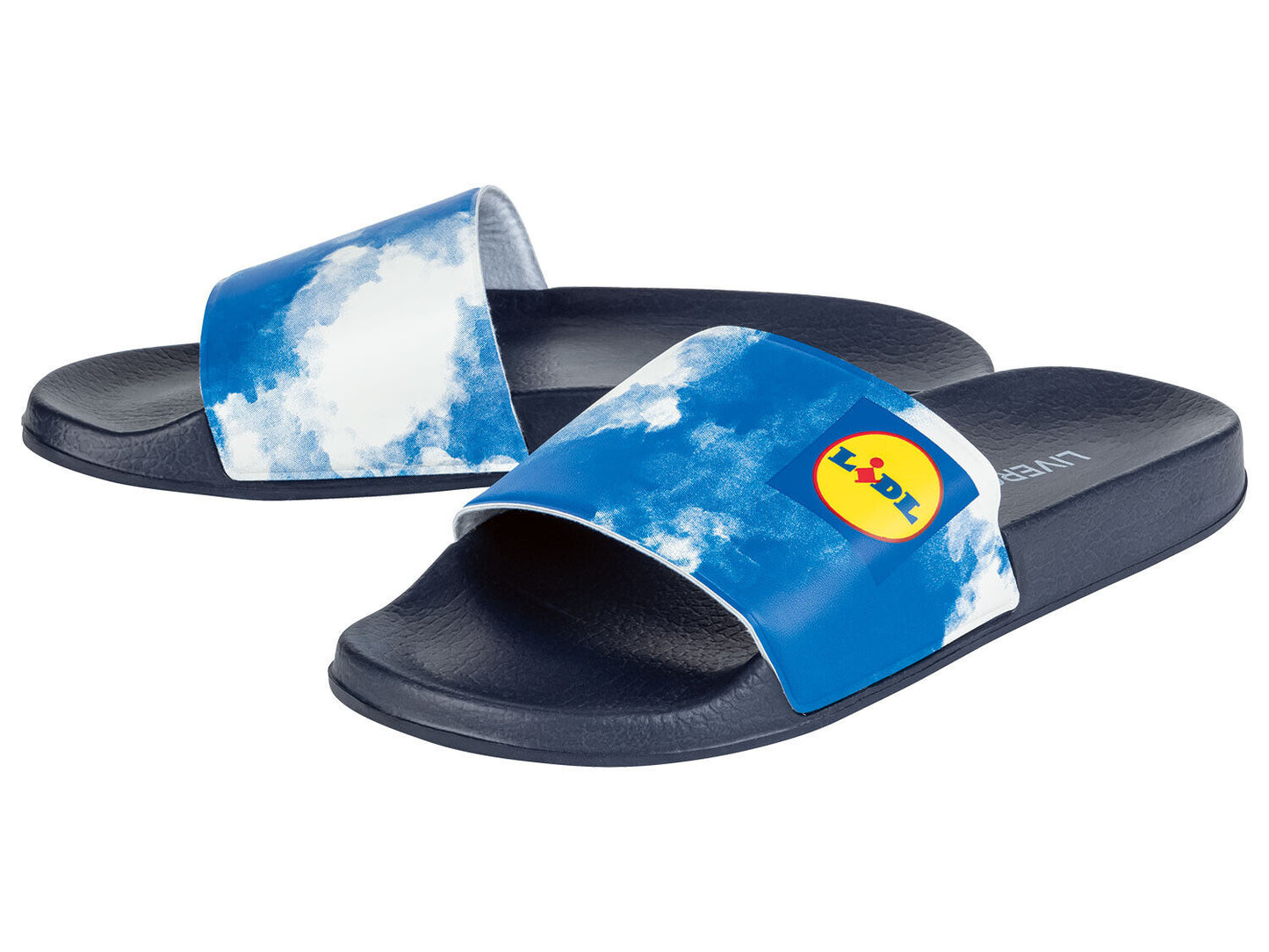 LIVERGY Lidl Badeschlappen Badeschuhe Badelatschen Herren limitierte Editon