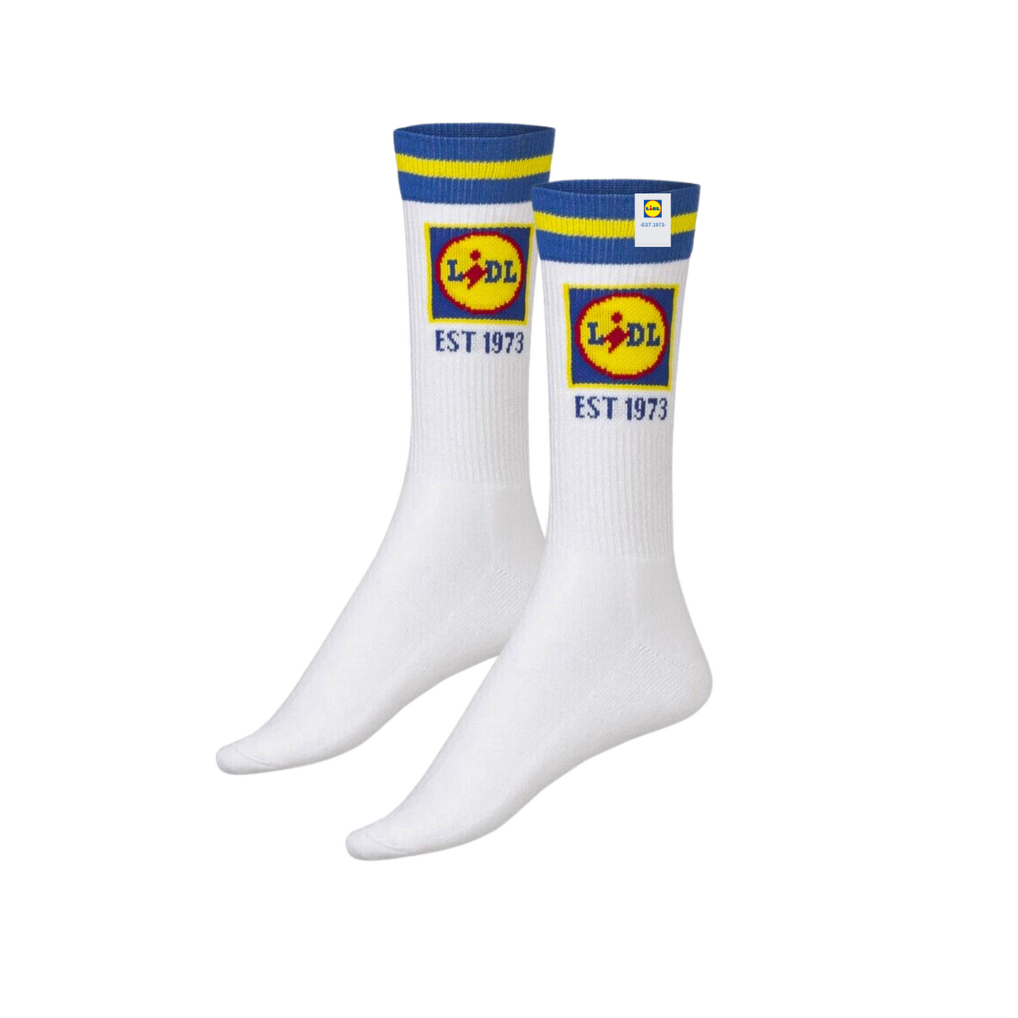 LYCRA Lidl Socken Sportsocken Kollektion 2023 EST. 1973 50. Jubiläum Limited