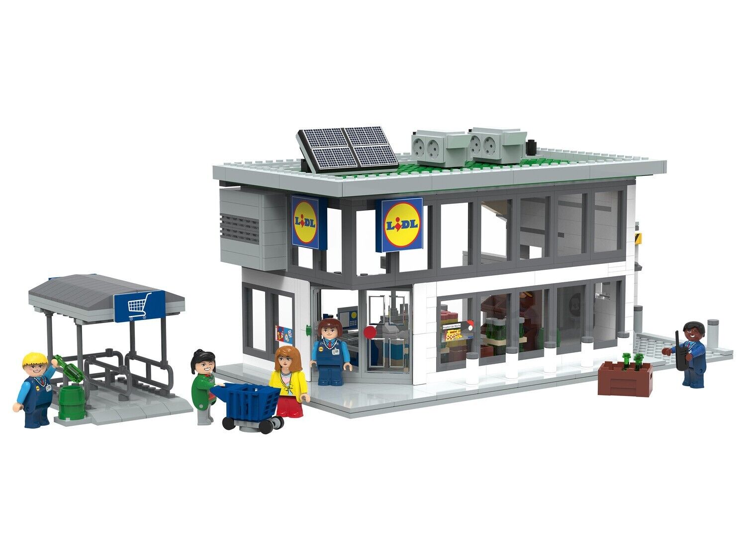 lego aufbewahrung lidl PLAYTIVE LIDL Filiale Klemmbausteine Spielset Clipys 5 Figuren 929 Tei – dalerno