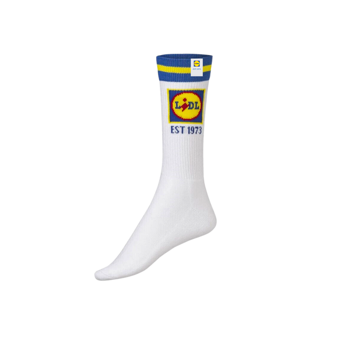 LYCRA Lidl Socken Sportsocken Kollektion 2023 EST. 1973 50. Jubiläum Limited