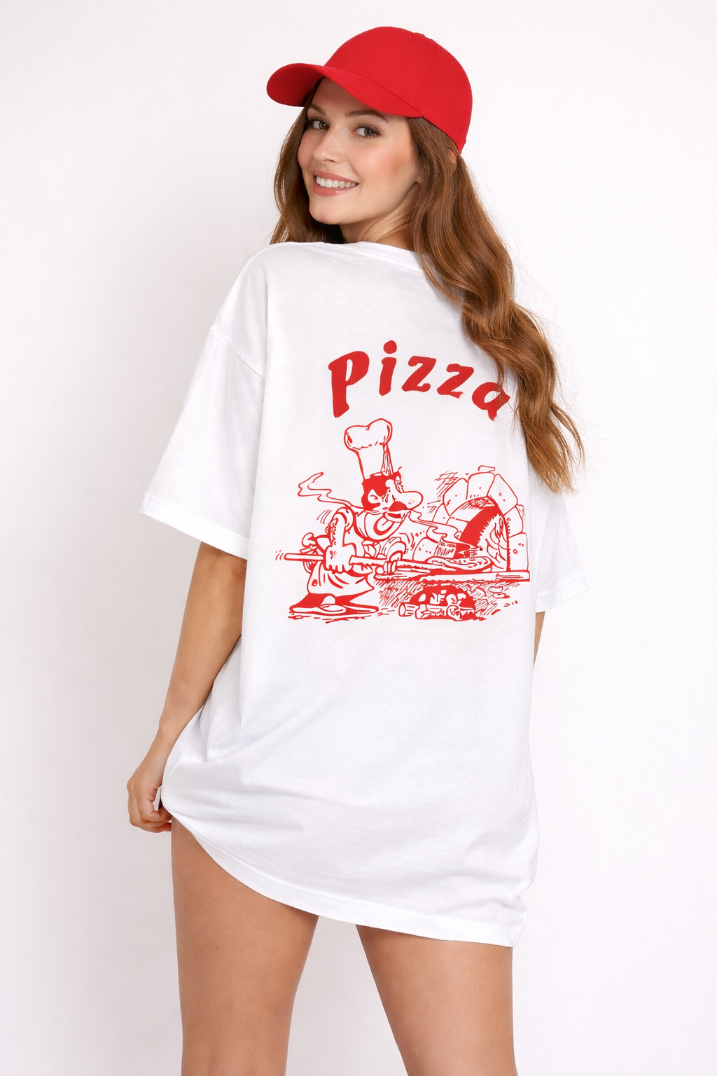 Pizza T-Shirt Damen & Herren