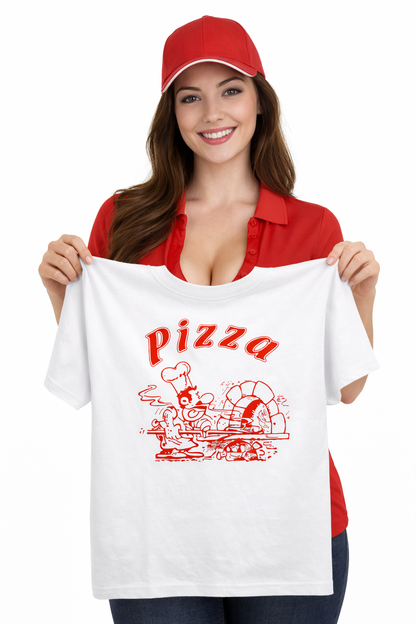 Pizza T-Shirt Damen & Herren