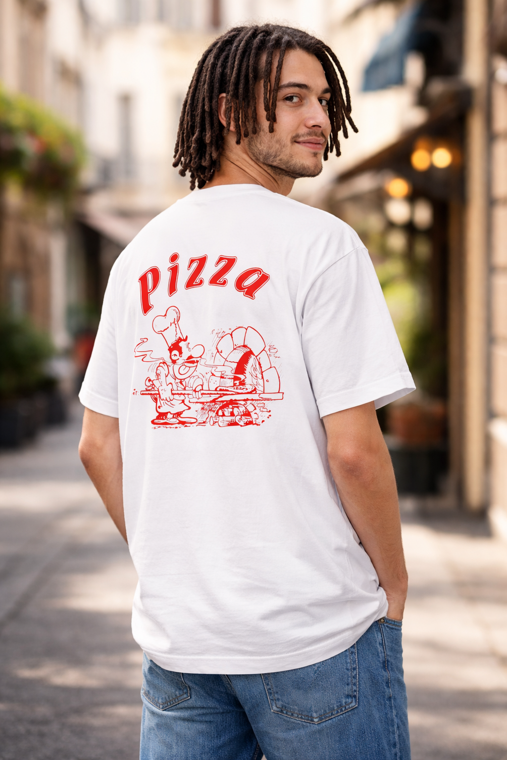 Pizza T-Shirt Damen & Herren