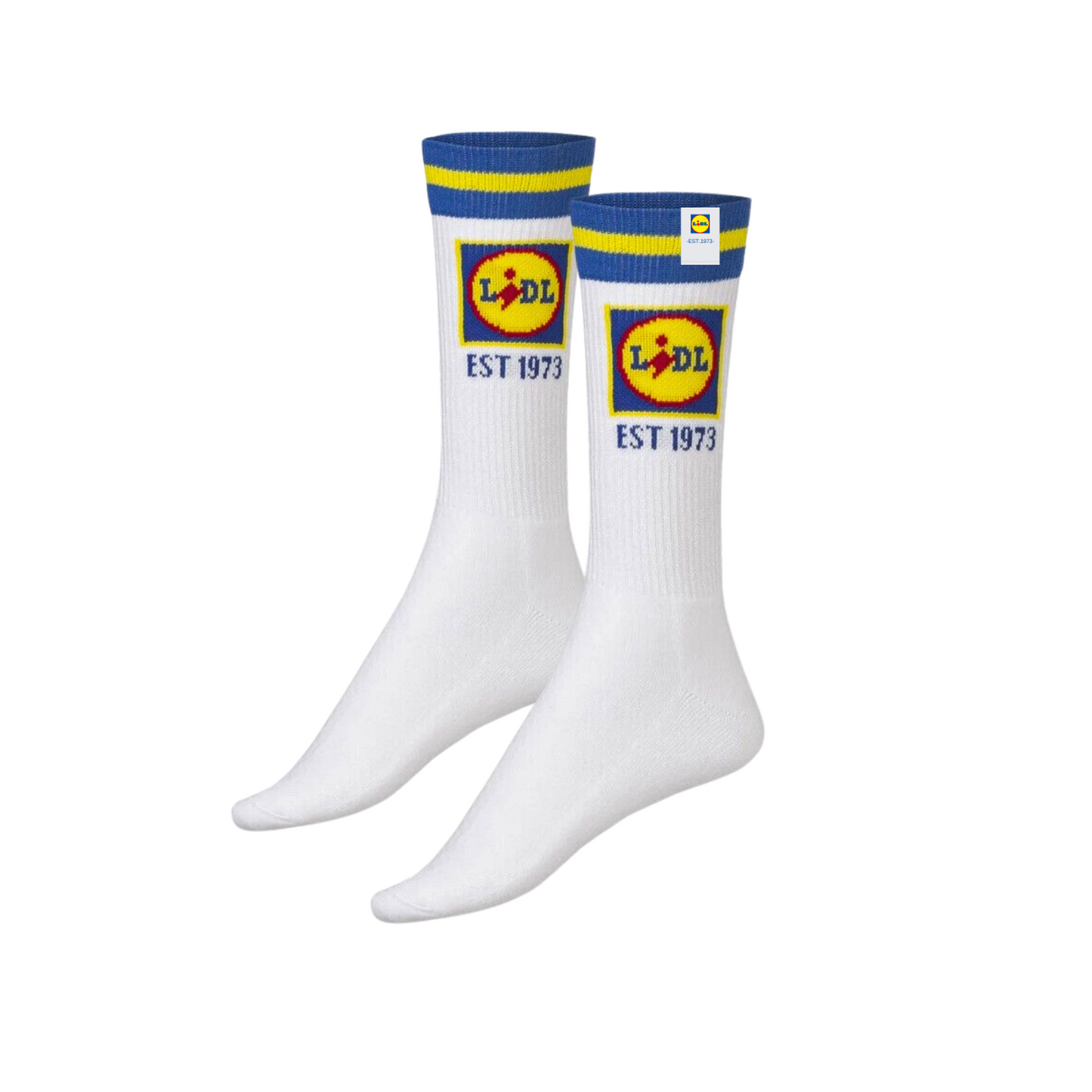 LYCRA Lidl Socken Sportsocken Kollektion 2023 EST. 1973  50. Jubiläum Limited