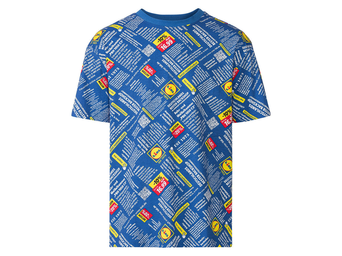 Lidl T-Shirt Kollektion Herren 50 Jahre Edition limited Shirt Unisex retro