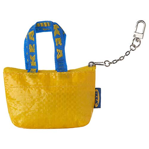 IKEA Gelbe Knölig Frakta Mini Tasche Schlüsselanhänger